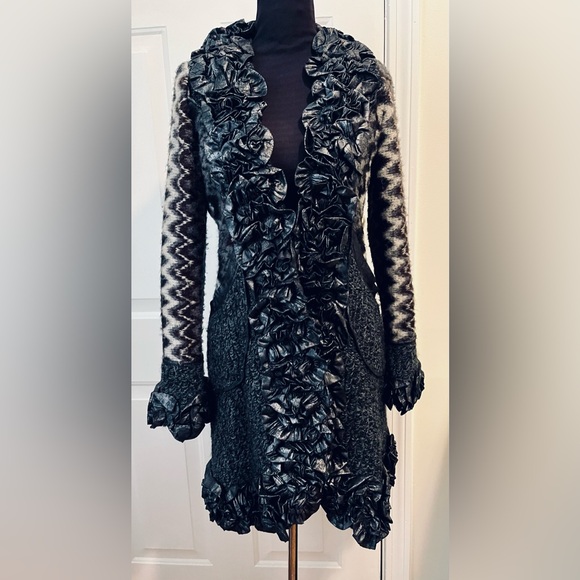 Vintage Dolce Cabo wool blend SweaterCoat - Picture 8 of 12